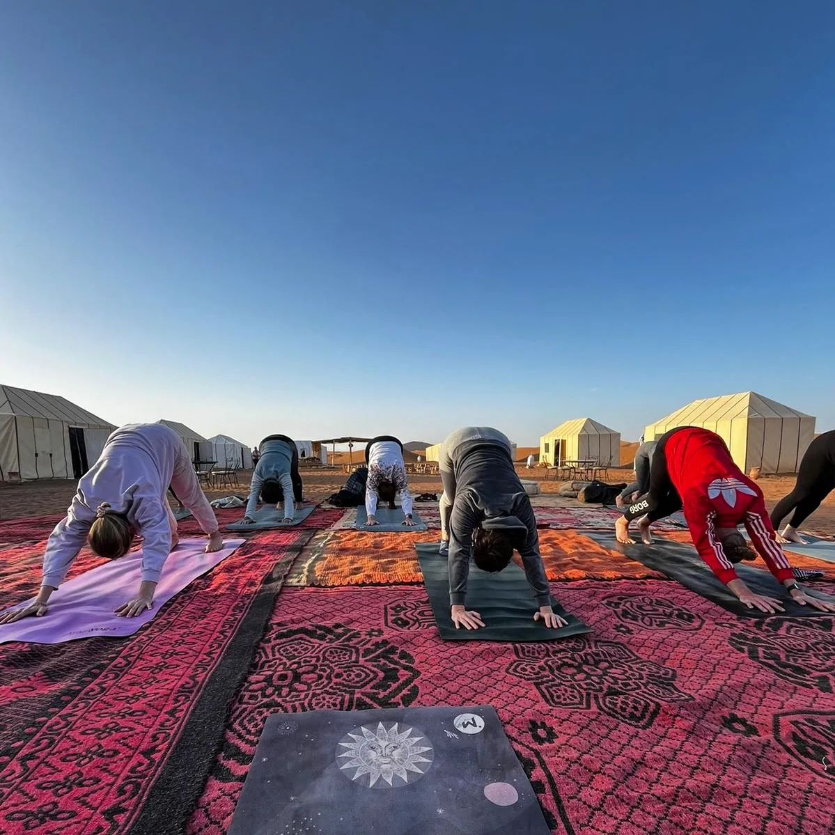 4 days desert trekking and yoga retreat in M'Hamid El Ghizlane - Sahara wellness journey