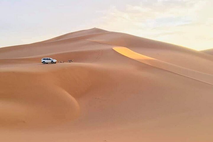 Sahara landscapes on the road to Erg Chegaga
