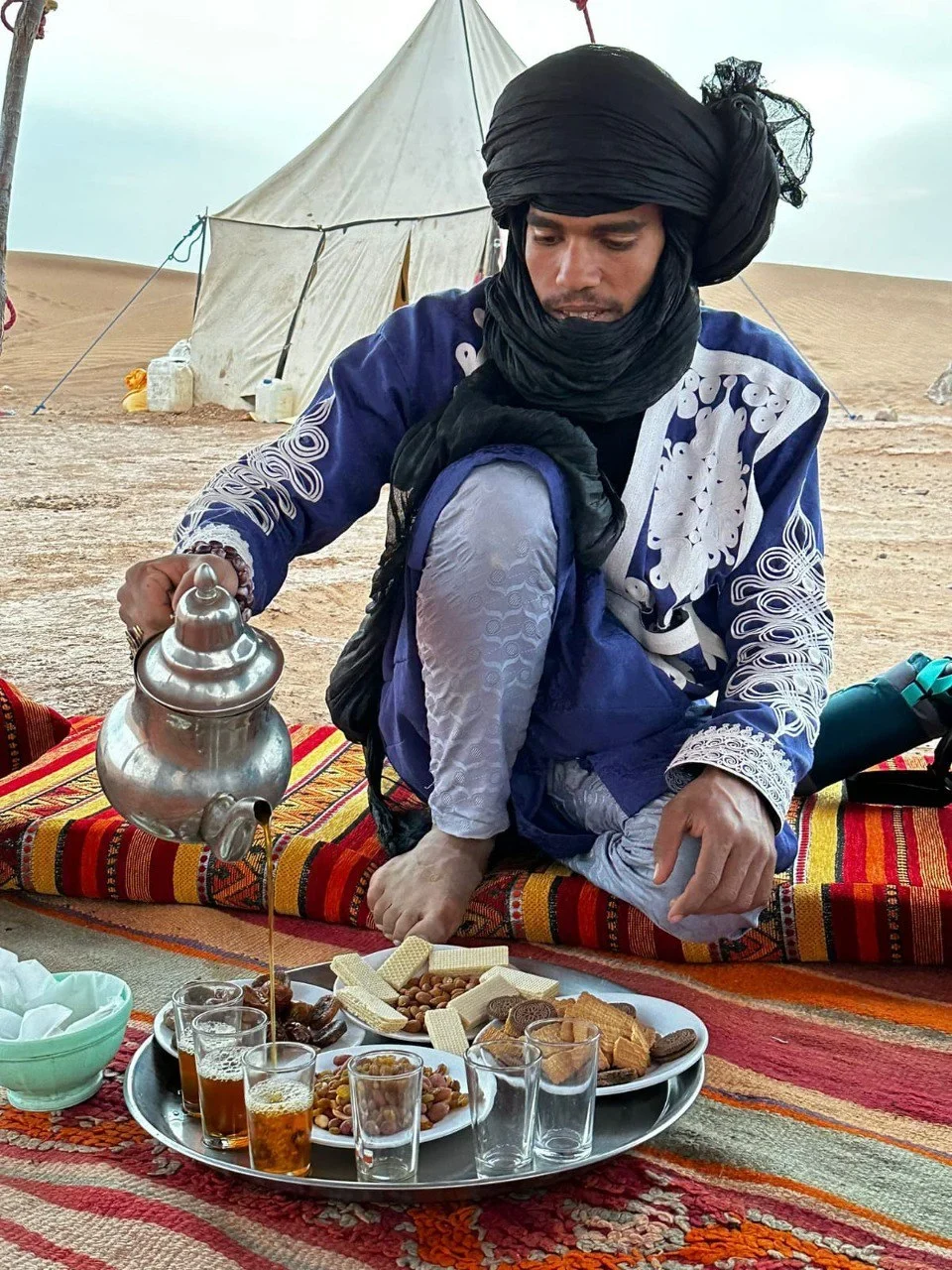 Our team in the Morocco desert