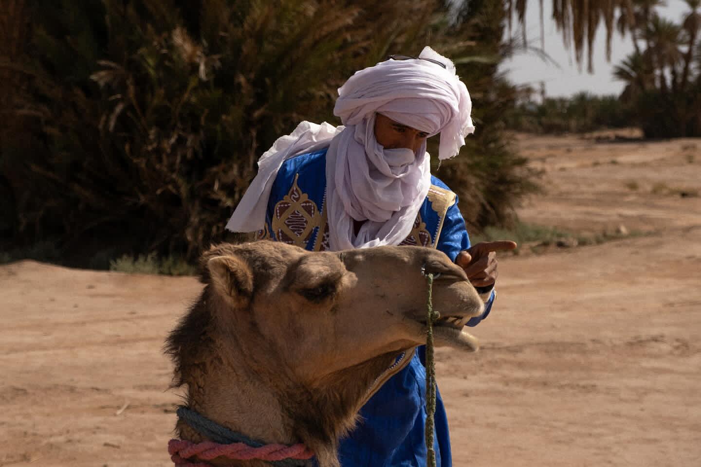 Our experienced Sahara guides at camp
